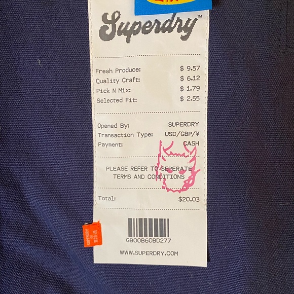 SUPERDRY mens bomber varsity jacket - Picture 3 of 6